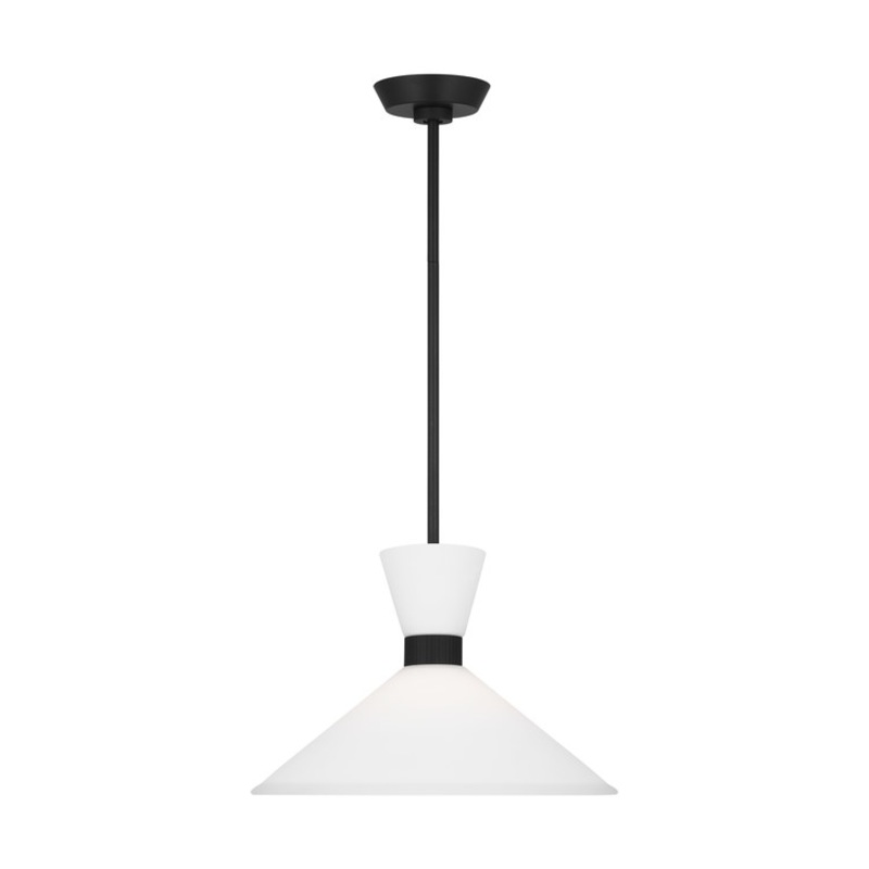 Pendant Belcarra Medium 1 Lamp Midnight Black
