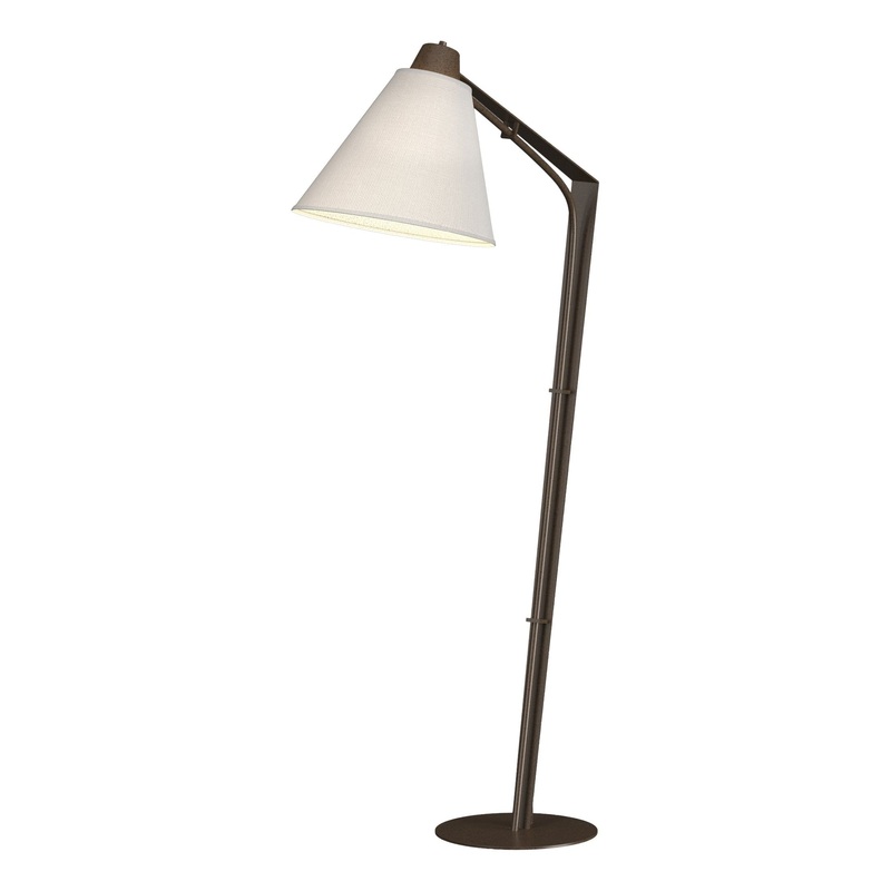 Reach Floor Lamp Bronze Natural Anna Shade (SF)