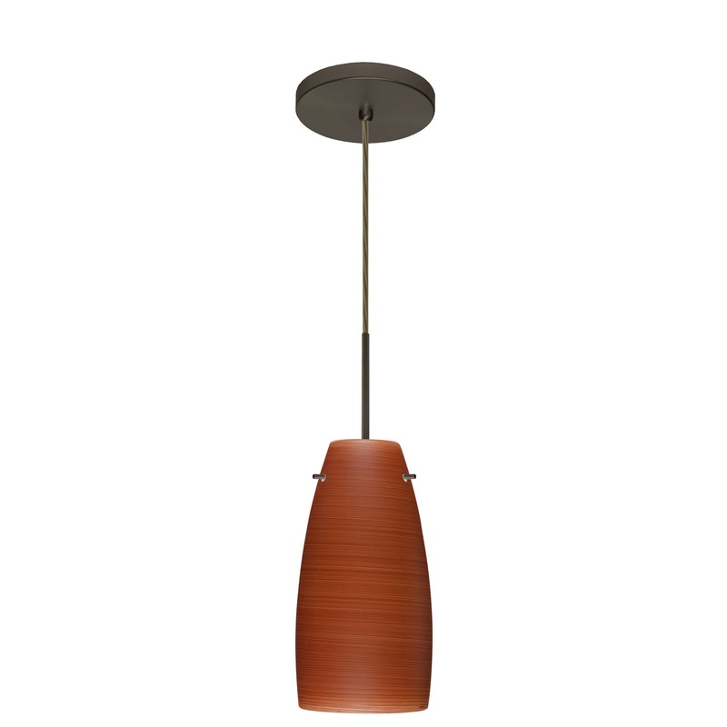 Besa 1JT-1512CH-BR Tao One Light Pendant Bronze