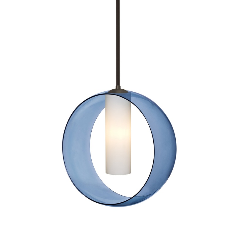 Besa 1TT-PLATOBL-BR Plato One Light Pendant Bronze