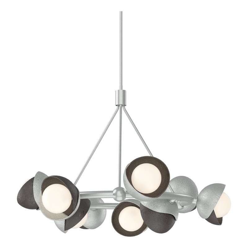 Brooklyn 9-Light Double Shade Ring Pendant Vintage Platinum Oil Rubbed Bronze