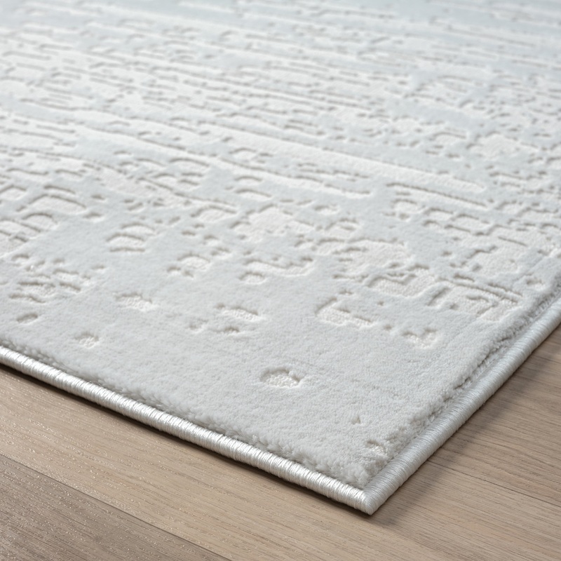 Grande Jacquard Rug – Pearl – 80×300