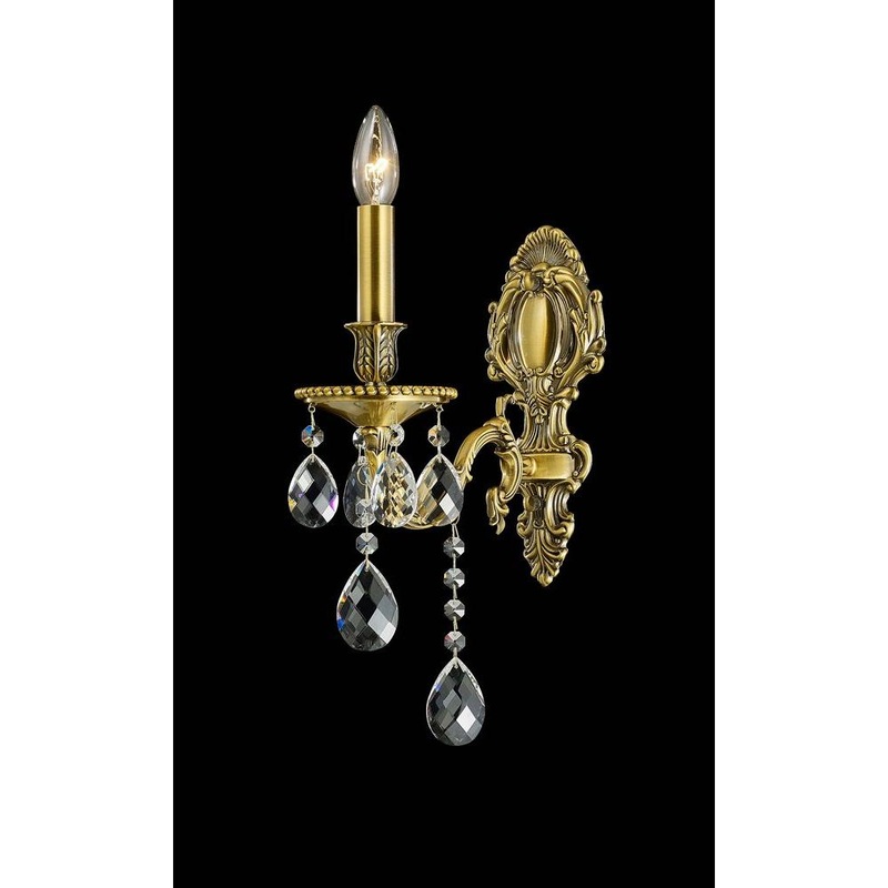 Imperial 1-Light Wall Sconce Antique Brass