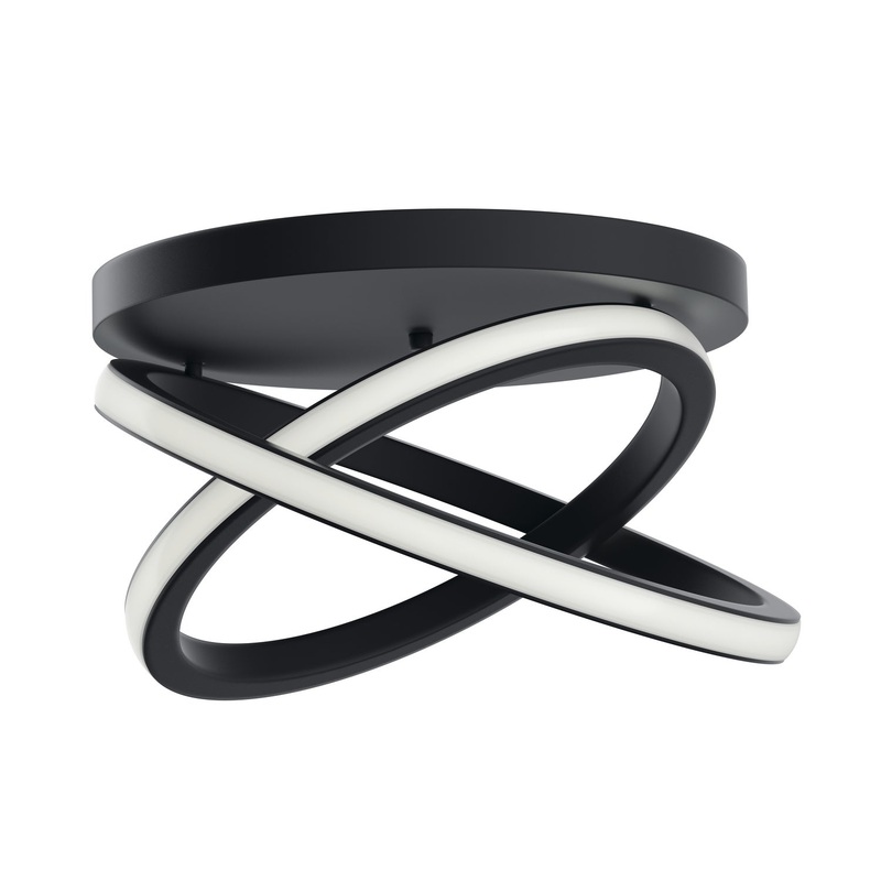 Kichler 84321MBK LED Flush Mount, Matte Black