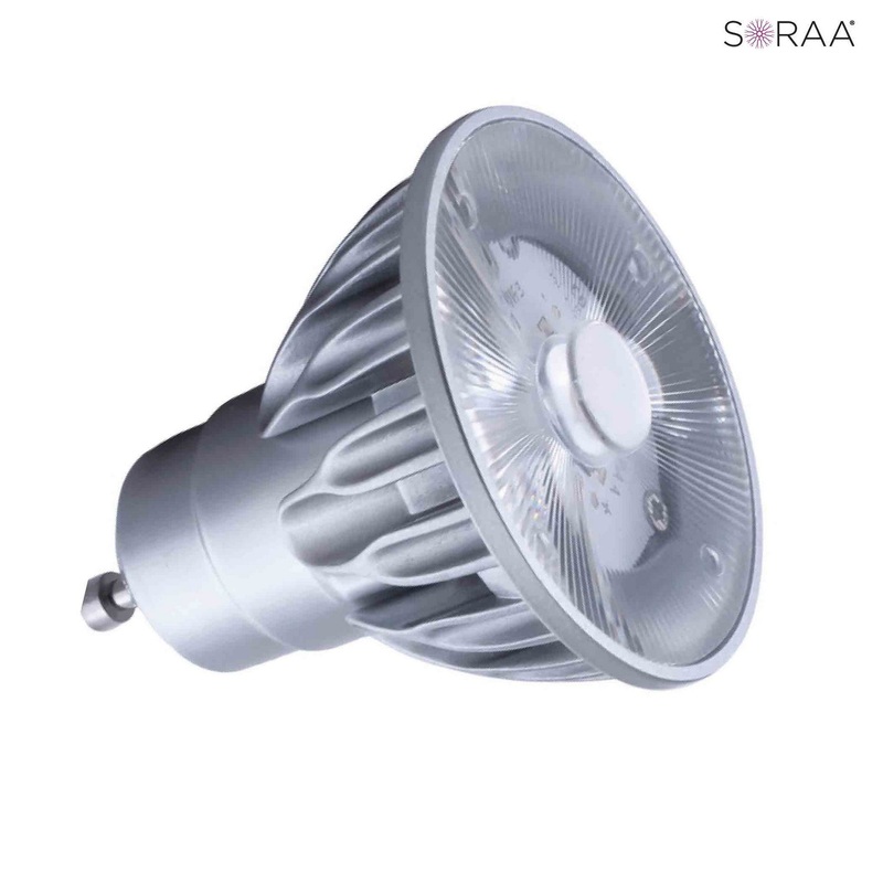 SORAA 7.5W LED MR16 2700K VIVID 10 120V GU10 DIM Light Bulb by Bulbrite