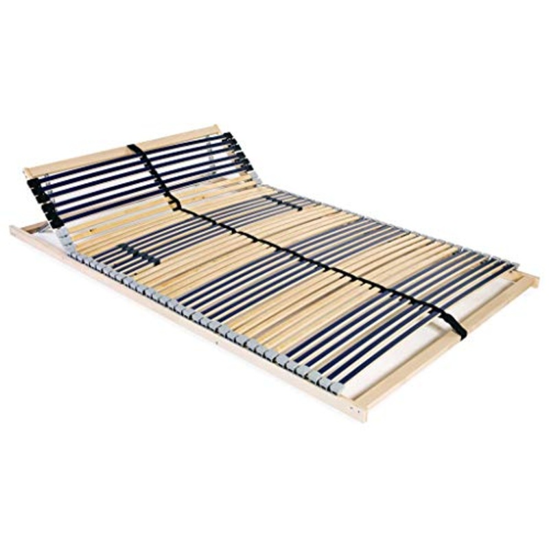 vidaXL Legno Faggio Doghe Rete 7 Zone 42 Doghe 140×200 cm Letto Matrimoniale