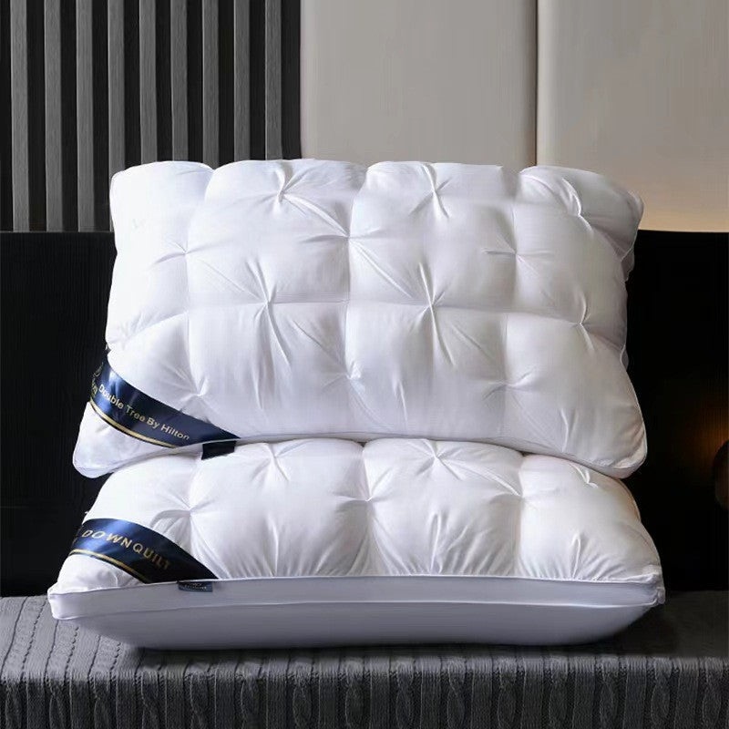 White Luxury Adjustable Bed Pillow Set (2-Pack) – Hotel Quality Down Alternative for Ultimate Neck Support & Comfort