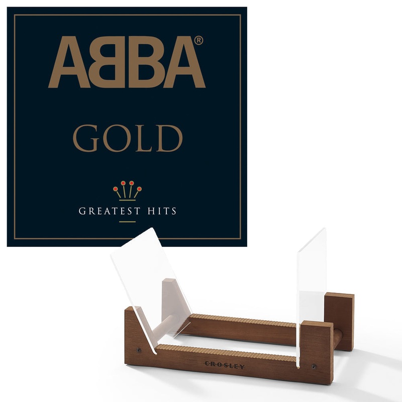 Abba Gold – Double Vinyl Album & Crosley Record Storage Display Stand
