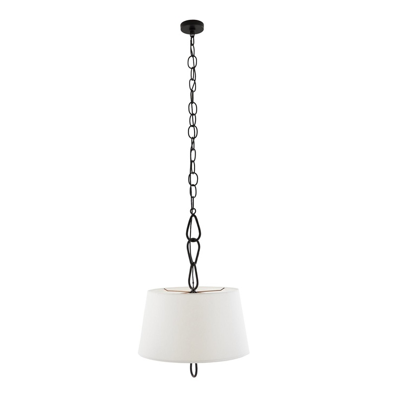 Arteriors 42048 Parkman Two Light Pendant Blackened Iron