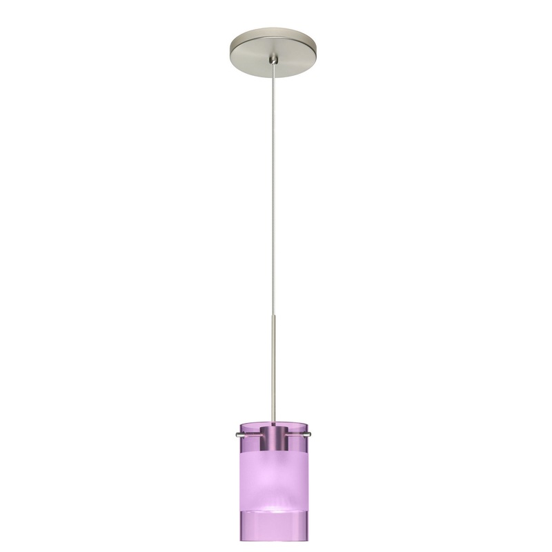 Besa 1XT-6524EA-SN Scope One Light Pendant Satin Nickel (Discontinued)