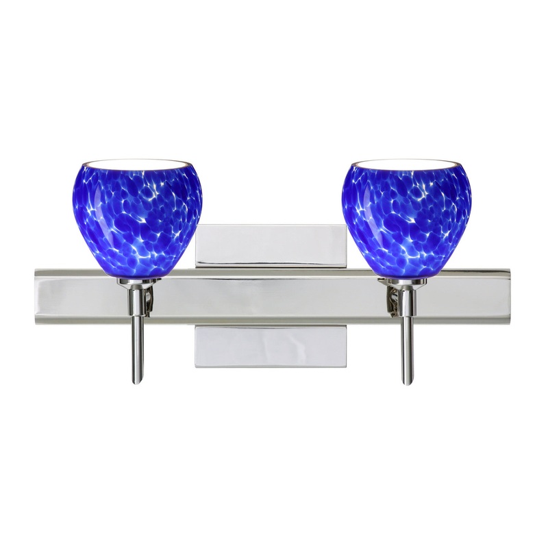 Besa 2SW-560586-CR-SQ Tay Tay Two Light Wall Sconce Chrome (Discontinued)