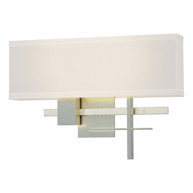 Cosmo Sconce Vintage Platinum Sterling Flax Shade (SE)