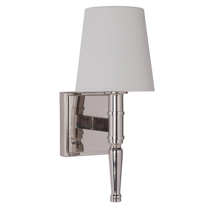 Craftmade 44601-PLN Ella One Light Vanity/Wall Sconce Polished Nickel (Discontinued)