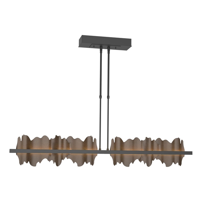 Hildene Large LED Pendant Black Bronze