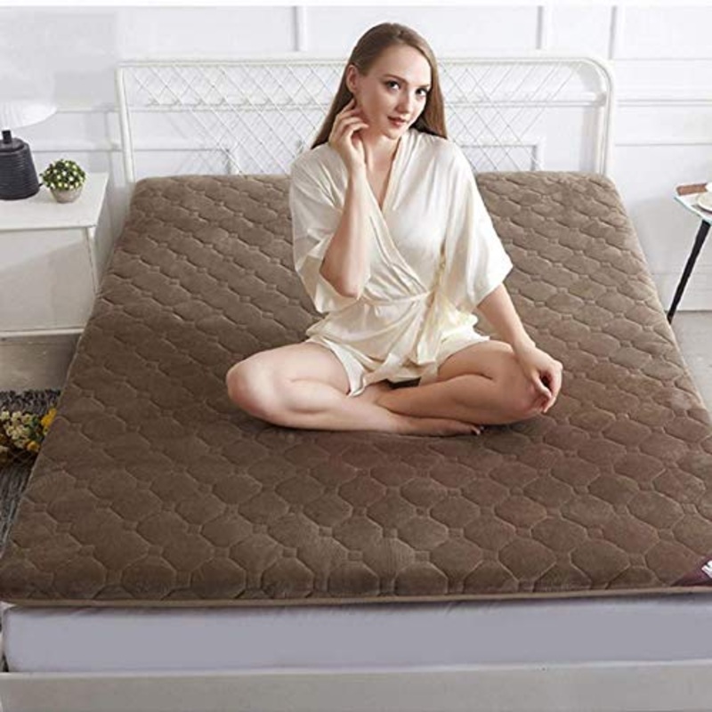 HKX Tappetini per materassi Queen Size o Taglia Unica, Tappetino per dormitorio in Stile Cinese Copricapi per materassi -A 150x190cm (59×75 Pollici)