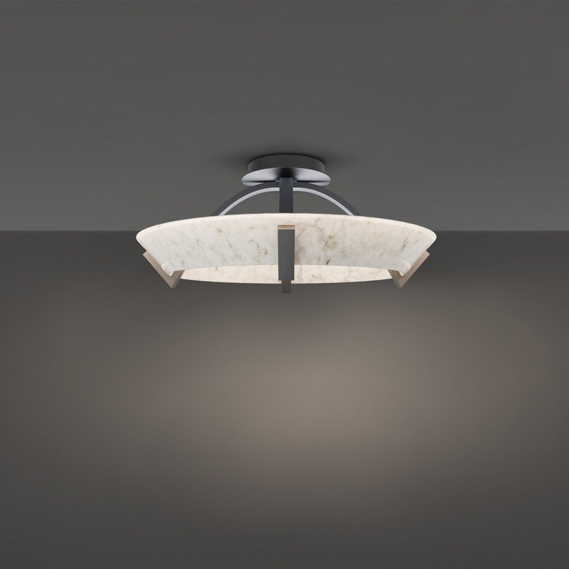 LED Flush Mount from the Copa Collection in Antique Nickel Finish by Modern Forms