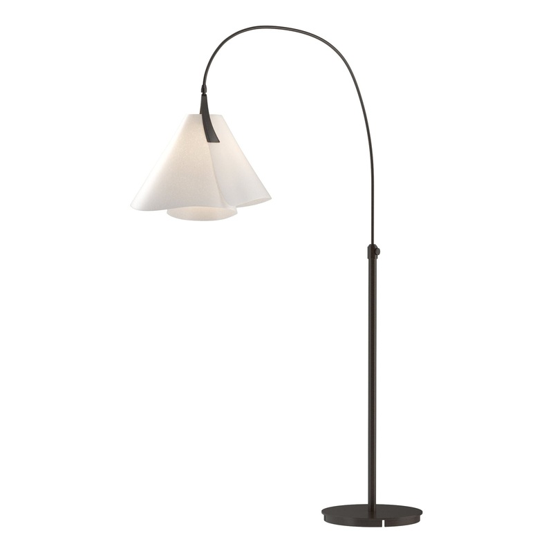 Mobius Arc Floor Lamp Oil Rubbed Bronze Spun Frost (SH)