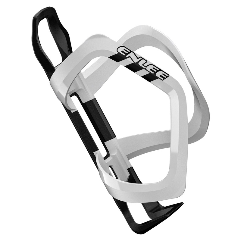 White Ultra Lightweight Road & Mountain Bike Water Bottle Cage – 39g Polycarbonate + Glass Fiber, Fits Most Bottles