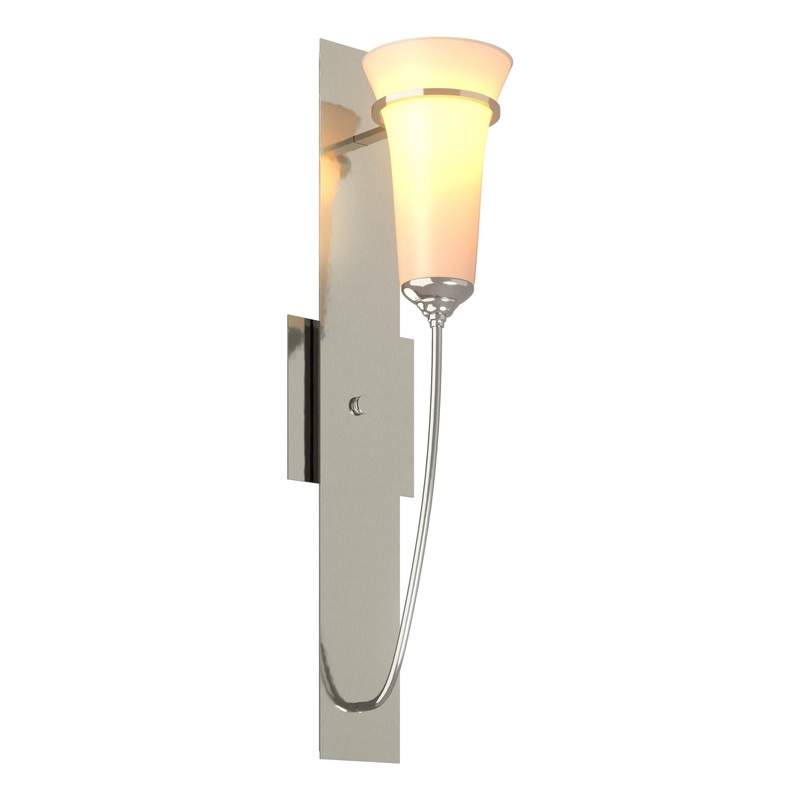 Banded Wall Torch Sconce Sterling