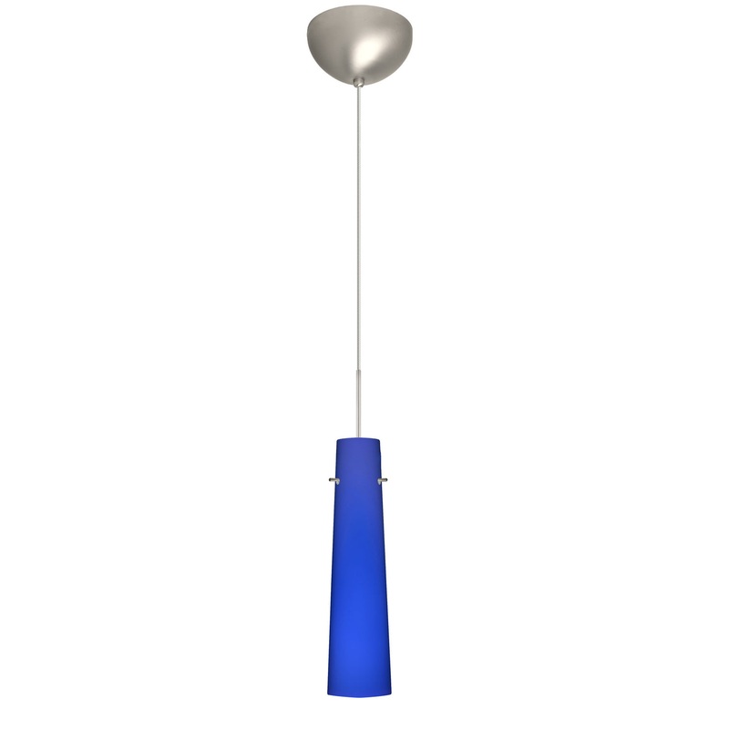 Besa 1XC-5674CM-LED-SN Camino One Light Pendant Nickel (Discontinued)