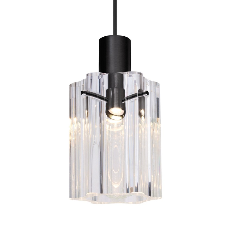 Besa 1XC-ICE4CL-LED-BK Besa Ice 4 Pendant LED Pendant Black