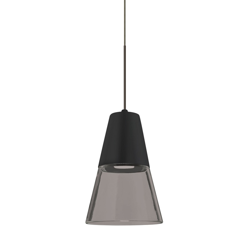 Besa 1XC-TIMO6BS-LED-BR Timo 6 One Light Pendant Bronze