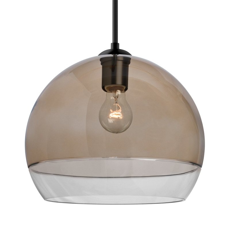 Besa J-ALLY12SM-BK Besa Ally 12 Pendant One Light Pendant Black