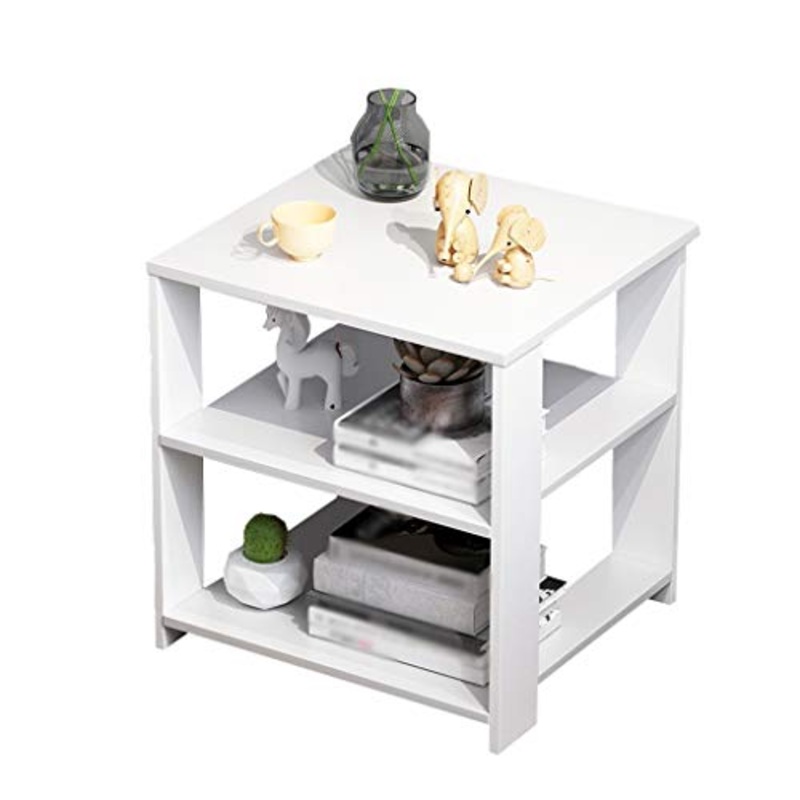 Comodini Spazioso Piano di Lavoro Aperto Storage Semplice Camera Da Letto Moderna Semplice Armadio di Immagazzinaggio 30X30X40CM FANJIANI