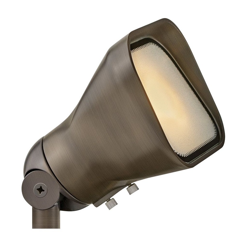 Hardy Island Accent Flood Light Matte Bronze 2700K LumaCore LED