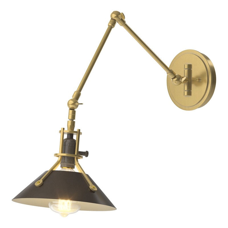 Henry Sconce Modern Brass Oil Rubbed Bronze
