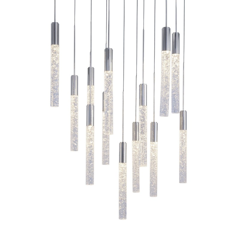 LED Pendant from the Magic Collection in Polished Nickel Finish by Modern Forms