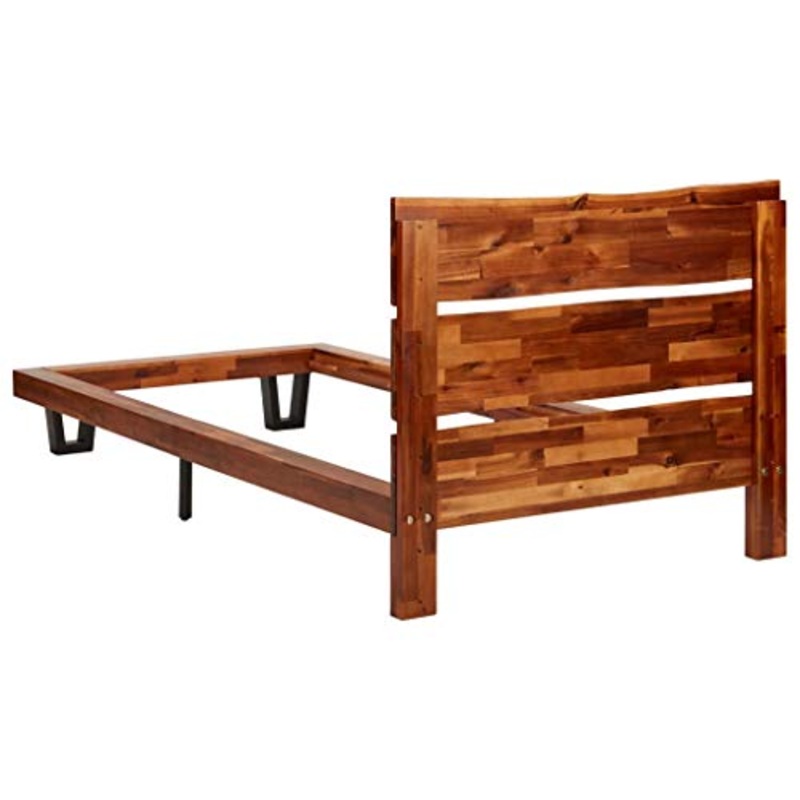Wakects – Struttura in legno per letto singolo, con piede basso, 90 cm