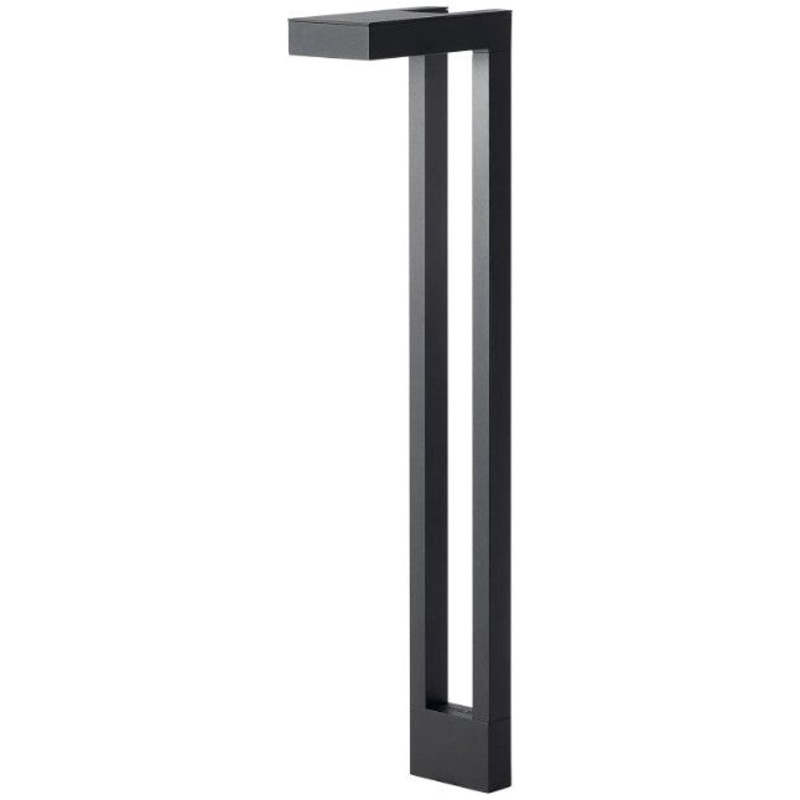 12V Two Arm Path Light Textured Black
