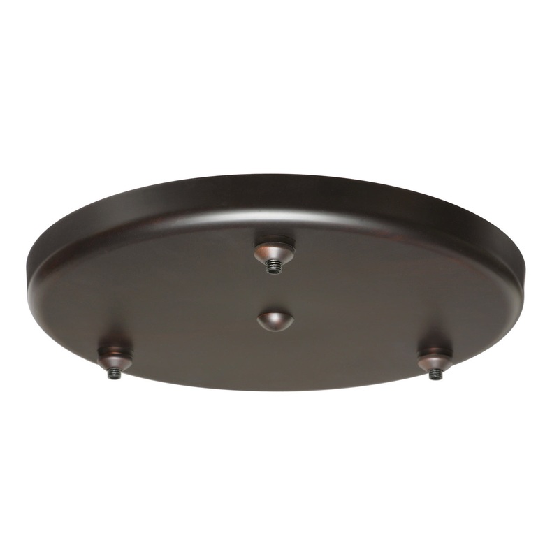 Besa T23XL-LED-BR Three Light Bar Canopy Bronze
