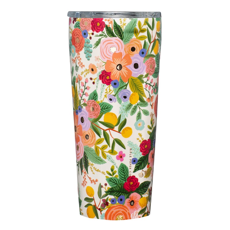 Corkcicle Tumbler – 750ml Rifle Paper – Garden Party Cream