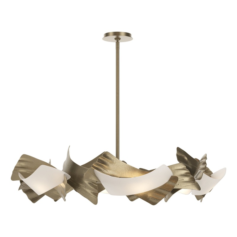 Crest 6-Light Circular Pendant Soft Gold