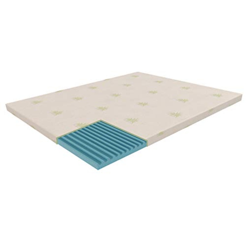 Dormiland Topper Correttore Materasso Matrimoniale Misura Personalizzata in Memory 160 x 200 Altezza 4 cm Memory Foam Sfoderabile Aloe Vera Magnetoterapia Dispositivo Medico