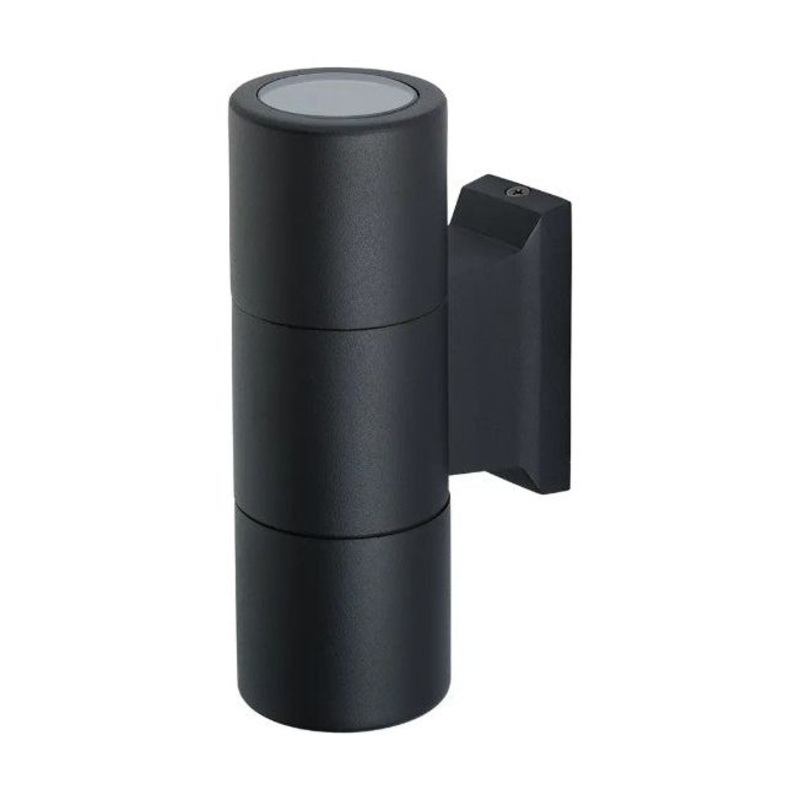 Large Up & Down Sconce Black Brass