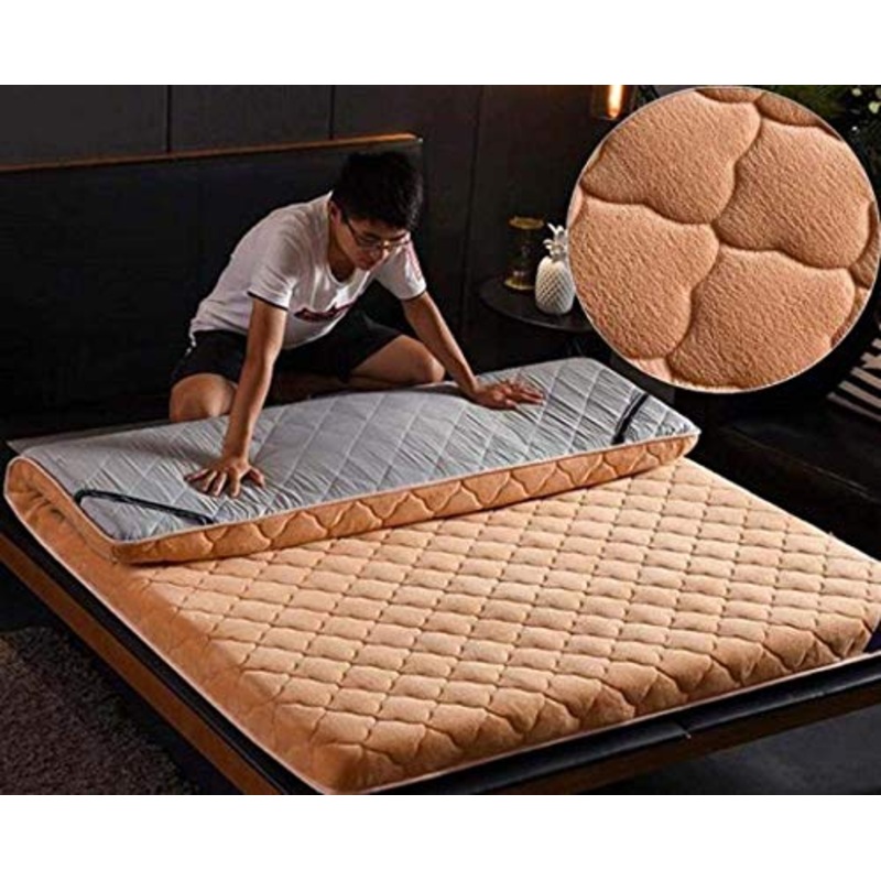 Materasso tatami pieghevole 90 * 200 cm ~ 180 * 200 cm, ultra morbido tradizionale giapponese surmat tatami futon futon materassi dormitorio materasso antiscivolo materasso materasso antiscivolo / mar