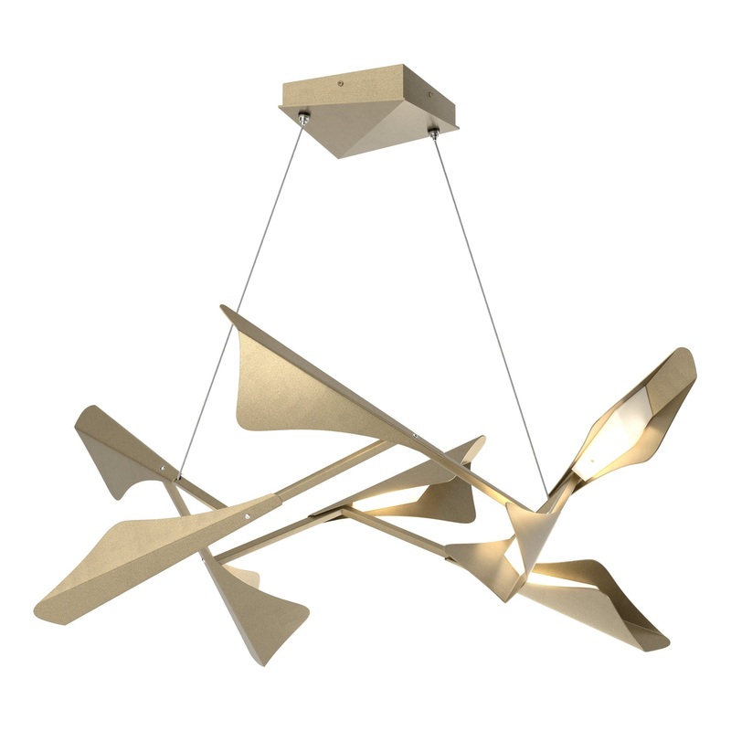 Plume 8-Light LED Pendant Soft Gold Soft Gold