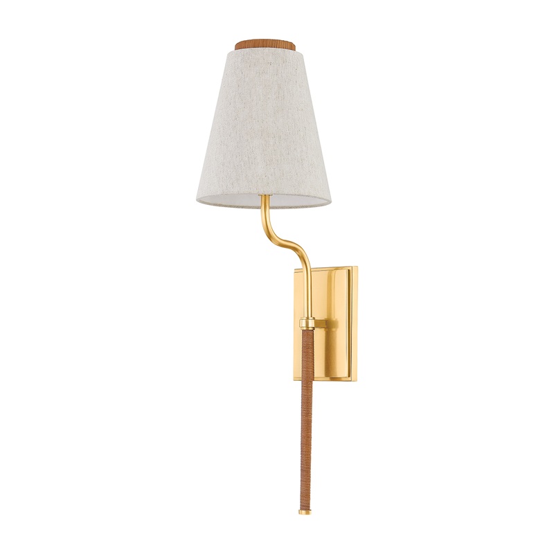 Sullivan 1-Light Wall Sconce Aged Brass