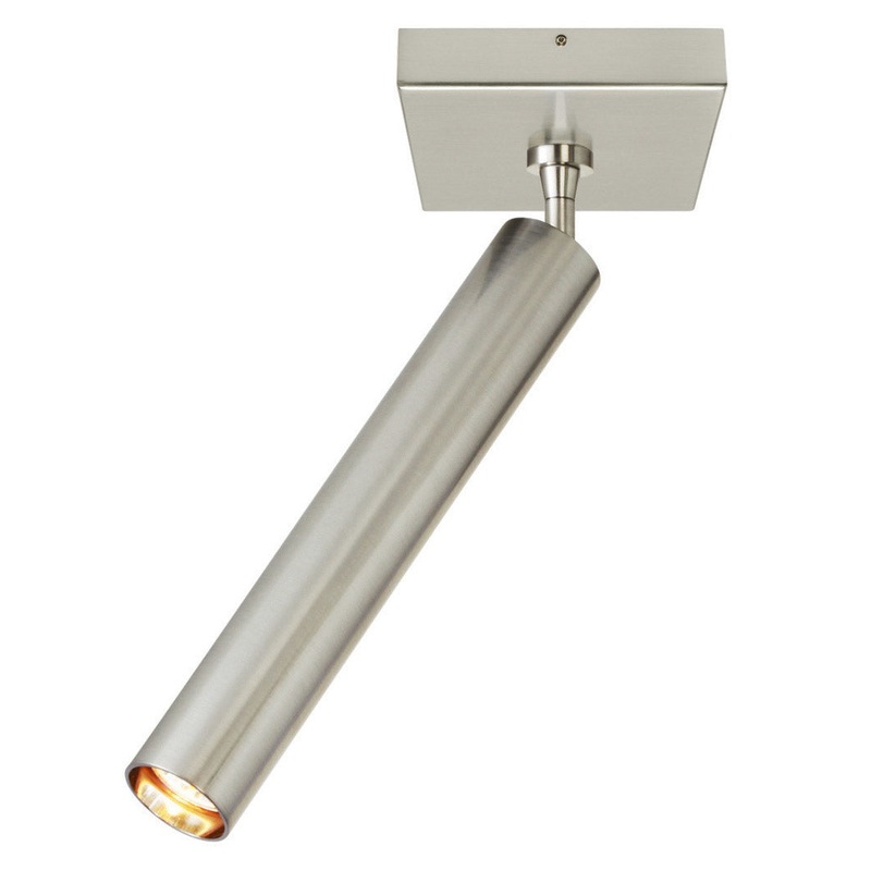 Swivel Head from the Piston Collection in Satin Nickel Finish by Stone Lighting