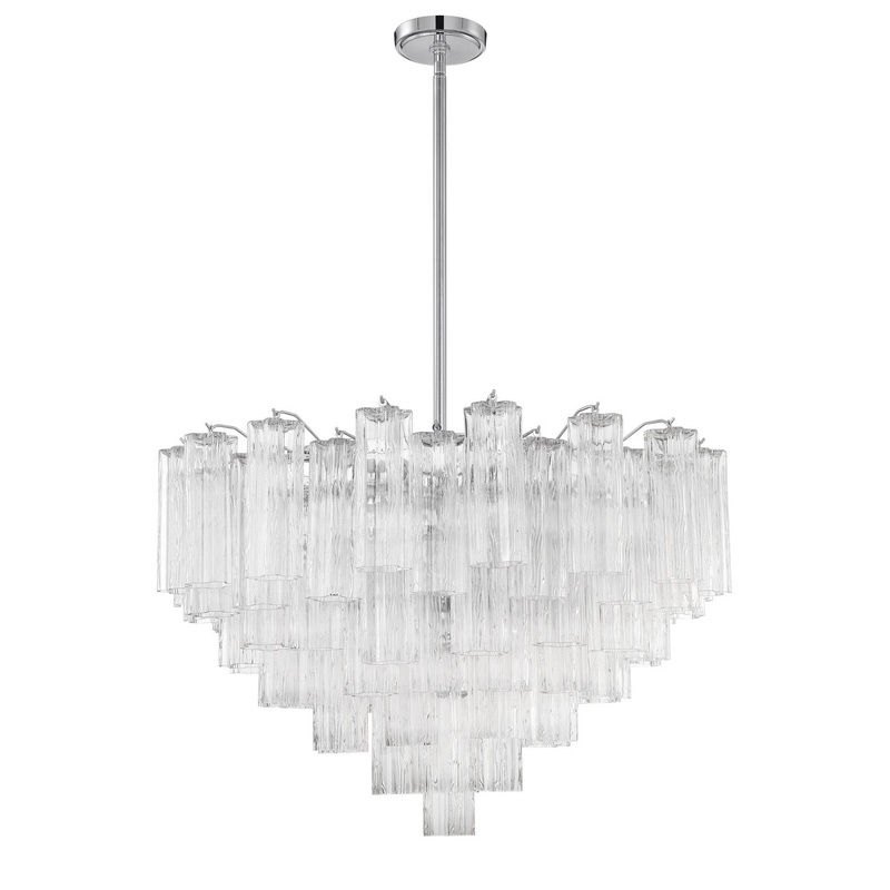 16 Light Chandelier from the Addis Collection in Polished Chrome Finish by Crystorama