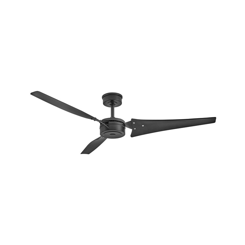 60″ Smart Fan from the Mistral Collection in Matte Black Finish by Hinkley