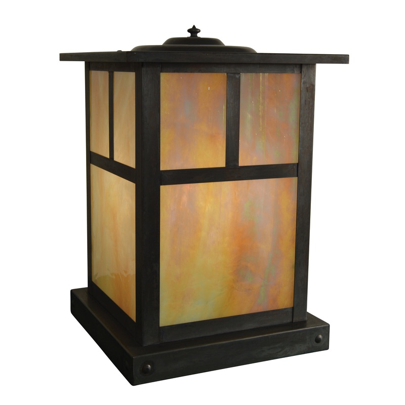 Arroyo MC-10TGW-MB Mission One Light Column Mount Mission Brown