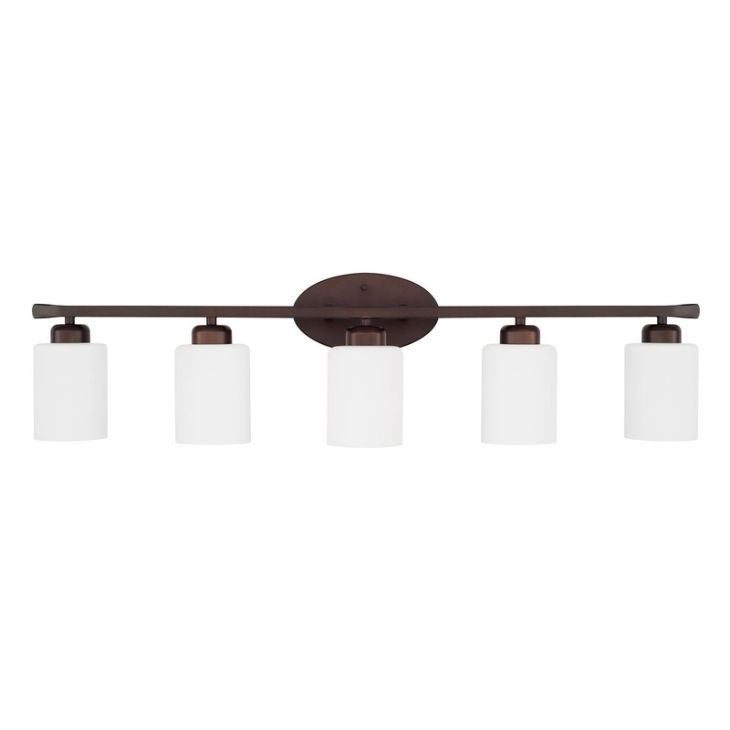 Capital Lighting 115251BZ-338 Dixon 5 Light Vanity Bronze