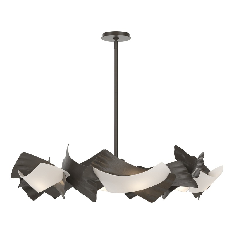 Crest 6-Light Circular Pendant Dark Smoke
