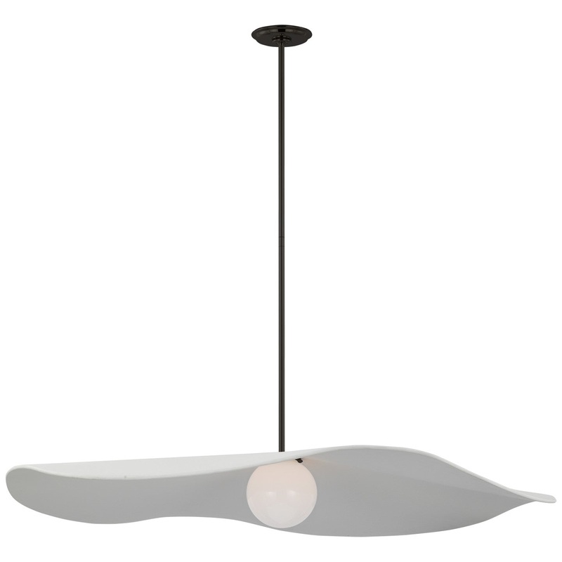 LED Pendant from the Mahalo Collection in Bronze Finish by Visual Comfort Signature