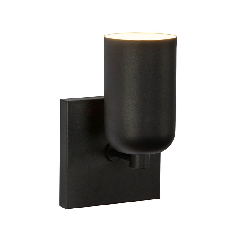 One Light Wall Sconce from the Nola Collection in Black Finish by Kuzco Lighting