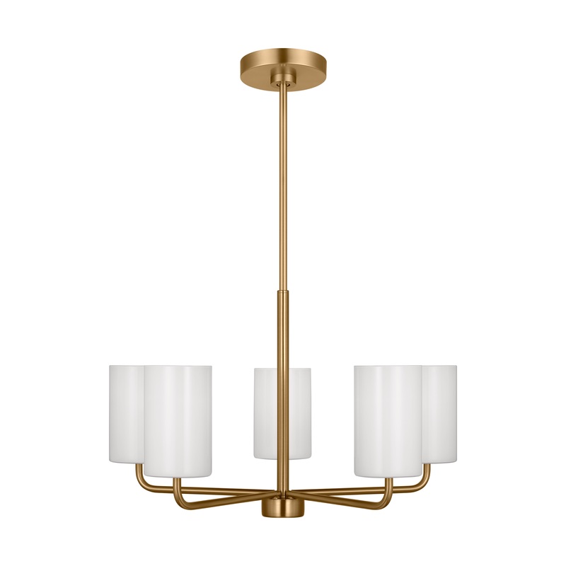 Rhett Medium Chandelier Satin Bronze None